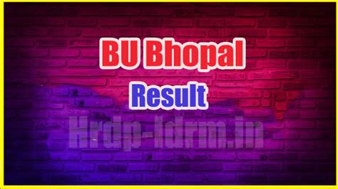 bu mponline|Barkatullah University,Bhopal .